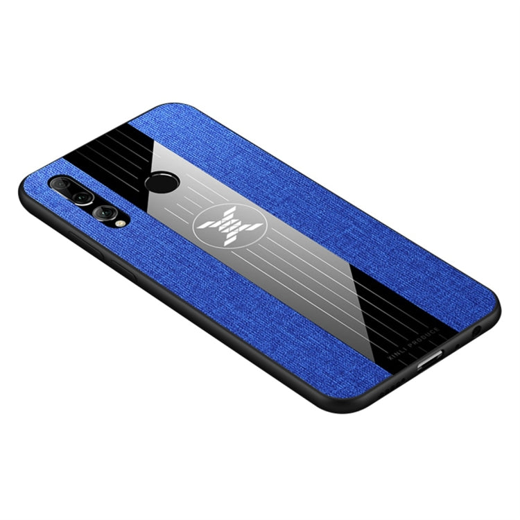 For Huawei Enjoy 9s XINLI Stitching Cloth Textue Shockproof TPU Protective Case