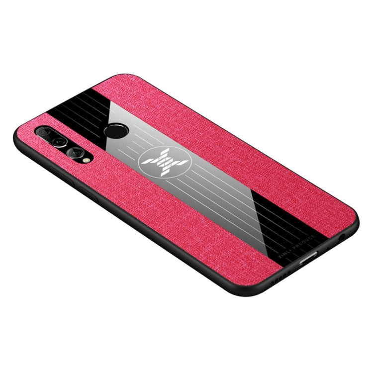 For Huawei Enjoy 9s XINLI Stitching Cloth Textue Shockproof TPU Protective Case
