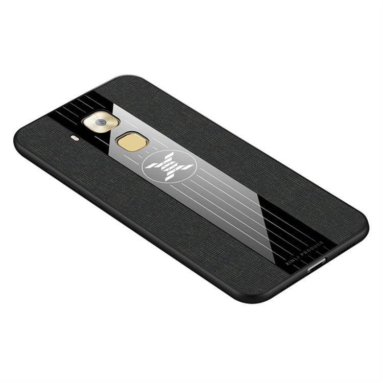 For Huawei Maimang 5 XINLI Stitching Cloth Textue Shockproof TPU Protective Case