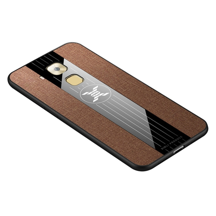 For Huawei Maimang 5 XINLI Stitching Cloth Textue Shockproof TPU Protective Case