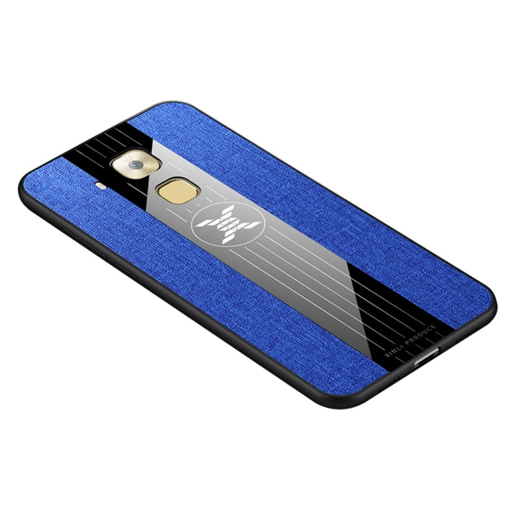 For Huawei Maimang 5 XINLI Stitching Cloth Textue Shockproof TPU Protective Case