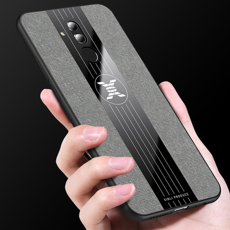 For Huawei Maimang 6 XINLI Stitching Cloth Textue Shockproof TPU Protective Case