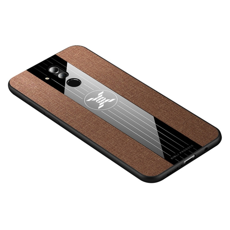 For Huawei Mate 20 Lite / Maimang 7 XINLI Stitching Cloth Textue Shockproof TPU Protective Case