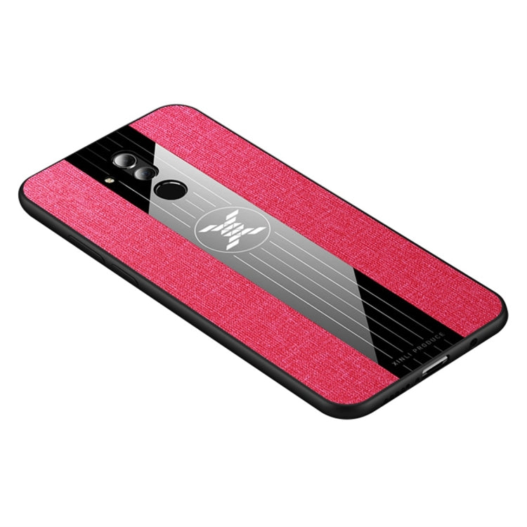 For Huawei Mate 20 Lite / Maimang 7 XINLI Stitching Cloth Textue Shockproof TPU Protective Case