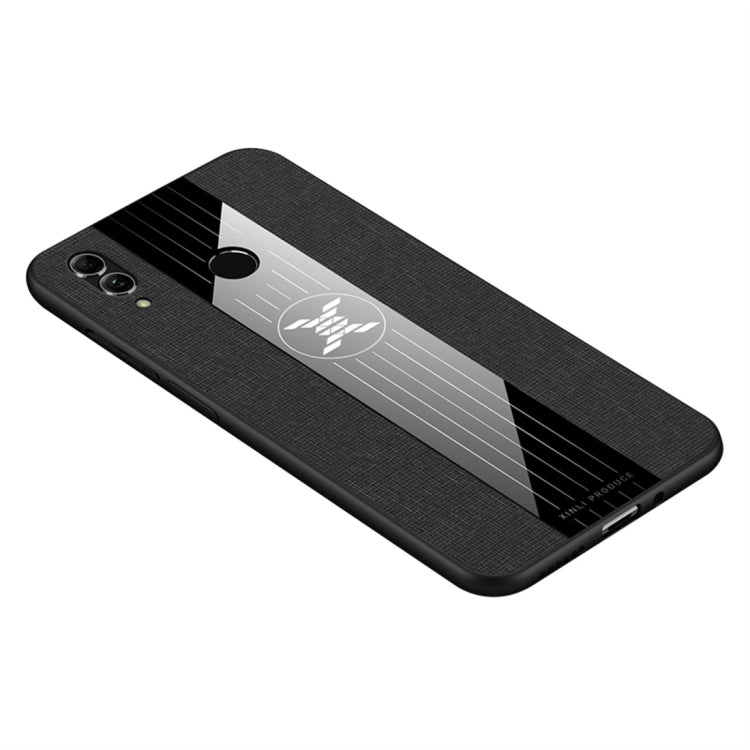 For Huawei Honor 10 Lite XINLI Stitching Cloth Textue Shockproof TPU Protective Case