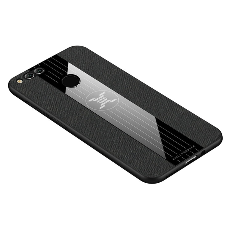 For Huawei Honor 7X XINLI Stitching Cloth Textue Shockproof TPU Protective Case