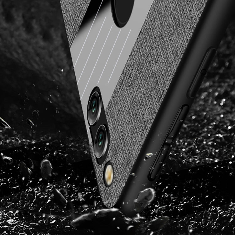 For Huawei Honor 7X XINLI Stitching Cloth Textue Shockproof TPU Protective Case