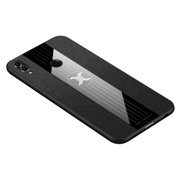 For Huawei Honor 8X XINLI Stitching Cloth Textue Shockproof TPU Protective Case