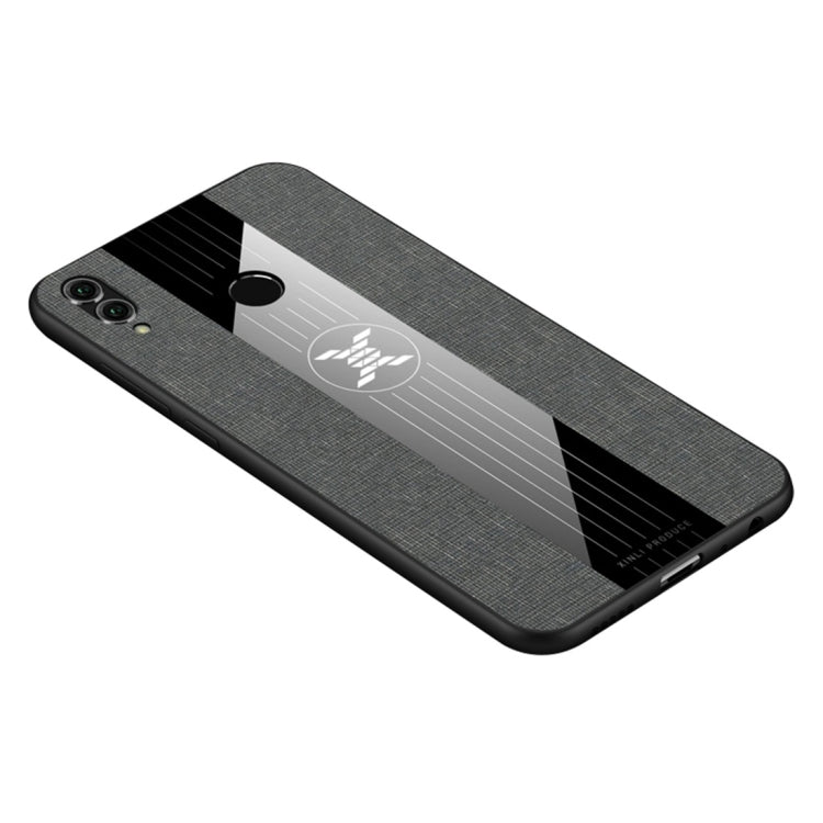 For Huawei Honor 8X XINLI Stitching Cloth Textue Shockproof TPU Protective Case
