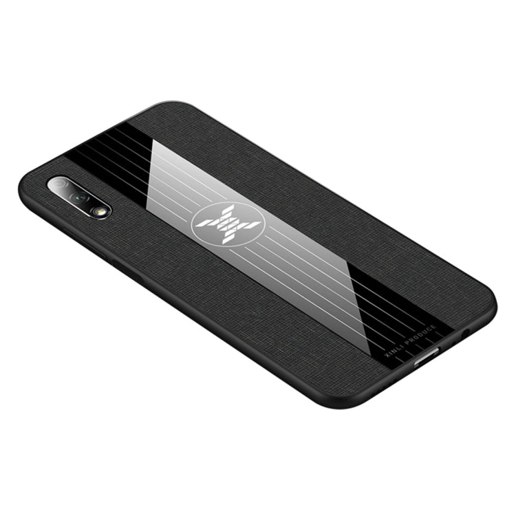 For Huawei Honor 9X XINLI Stitching Cloth Textue Shockproof TPU Protective Case