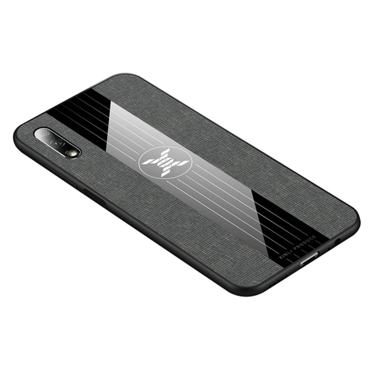 For Huawei Honor 9X XINLI Stitching Cloth Textue Shockproof TPU Protective Case