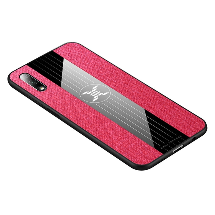 For Huawei Honor 9X XINLI Stitching Cloth Textue Shockproof TPU Protective Case