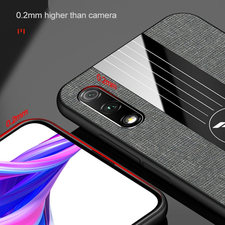 For Huawei Honor 9X Pro XINLI Stitching Cloth Textue Shockproof TPU Protective Case