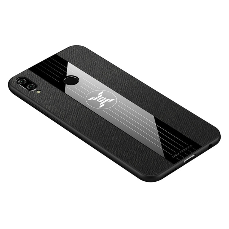 For Huawei Honor Play XINLI Stitching Cloth Textue Shockproof TPU Protective Case