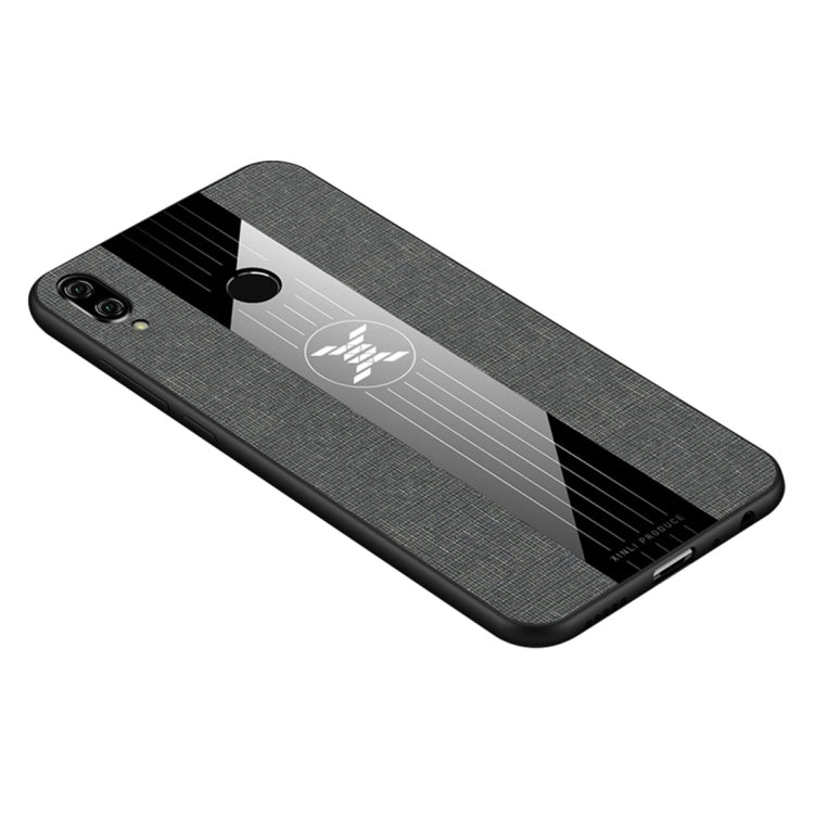 For Huawei Honor Play XINLI Stitching Cloth Textue Shockproof TPU Protective Case