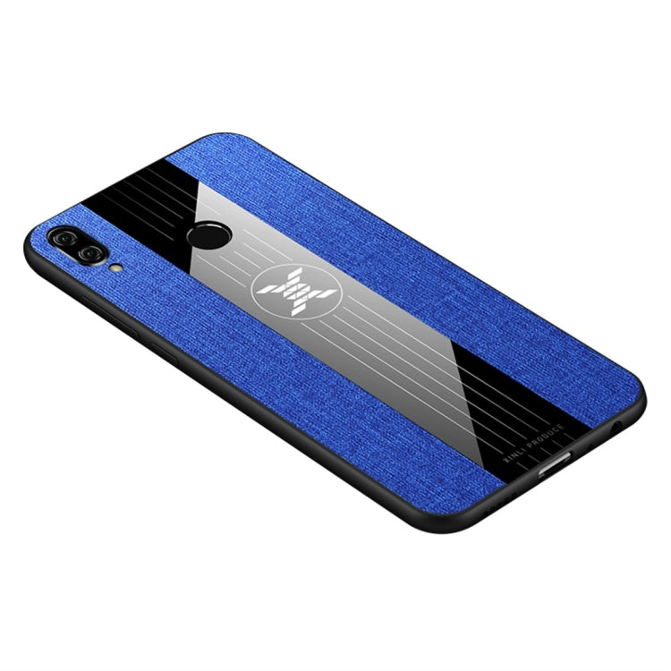 For Huawei Honor Play XINLI Stitching Cloth Textue Shockproof TPU Protective Case