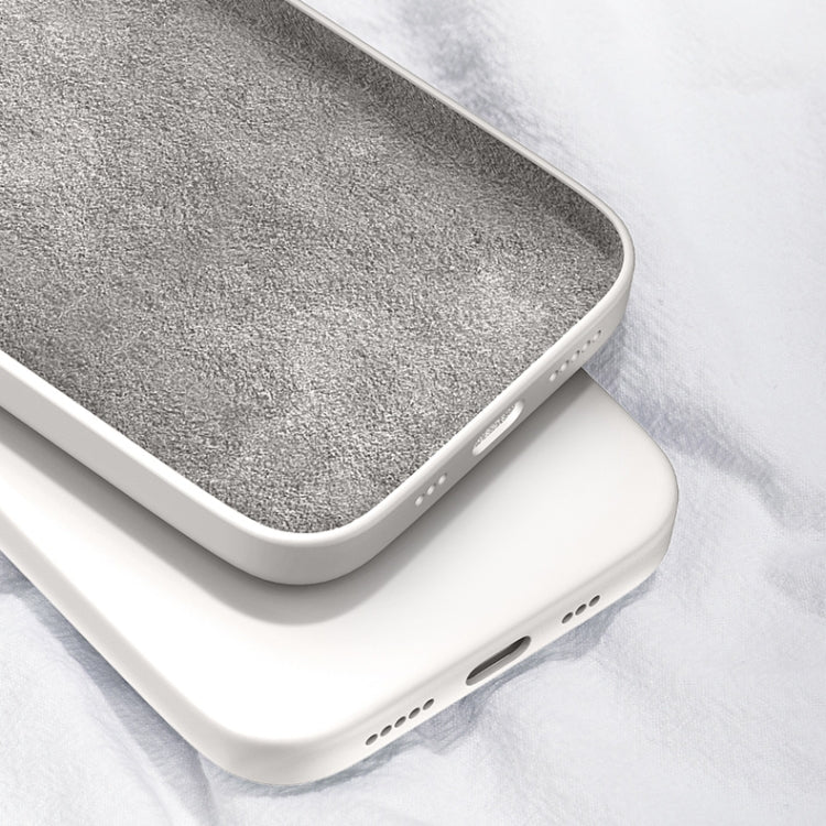 For vivo IQOO Neo3 Solid Color Imitation Liquid Silicone Straight Edge Dropproof Full Coverage Protective Case