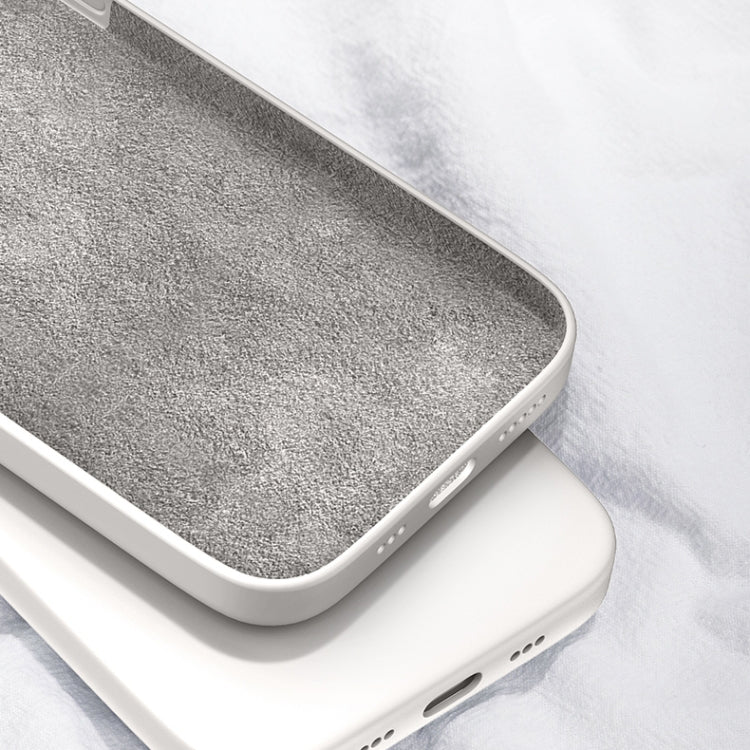 For vivo iQOO Pro Solid Color Imitation Liquid Silicone Straight Edge Dropproof Full Coverage Protective Case