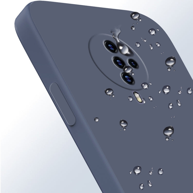 For vivo S6 Solid Color Imitation Liquid Silicone Straight Edge Dropproof Full Coverage Protective Case