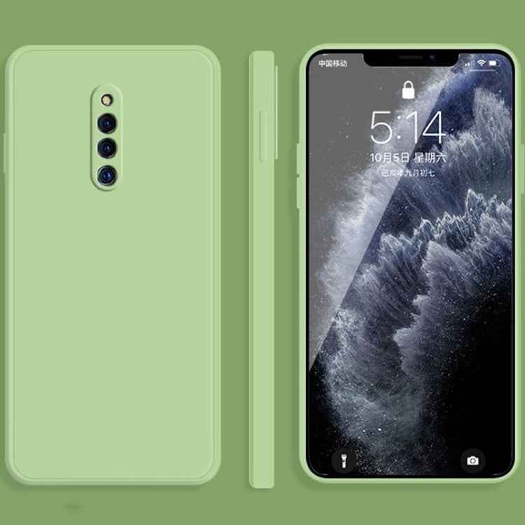 For vivo X27 Pro Solid Color Imitation Liquid Silicone Straight Edge Dropproof Full Coverage Protective Case