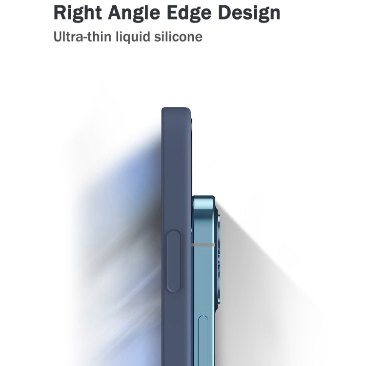 For vivo X30 Pro Solid Color Imitation Liquid Silicone Straight Edge Dropproof Full Coverage Protective Case