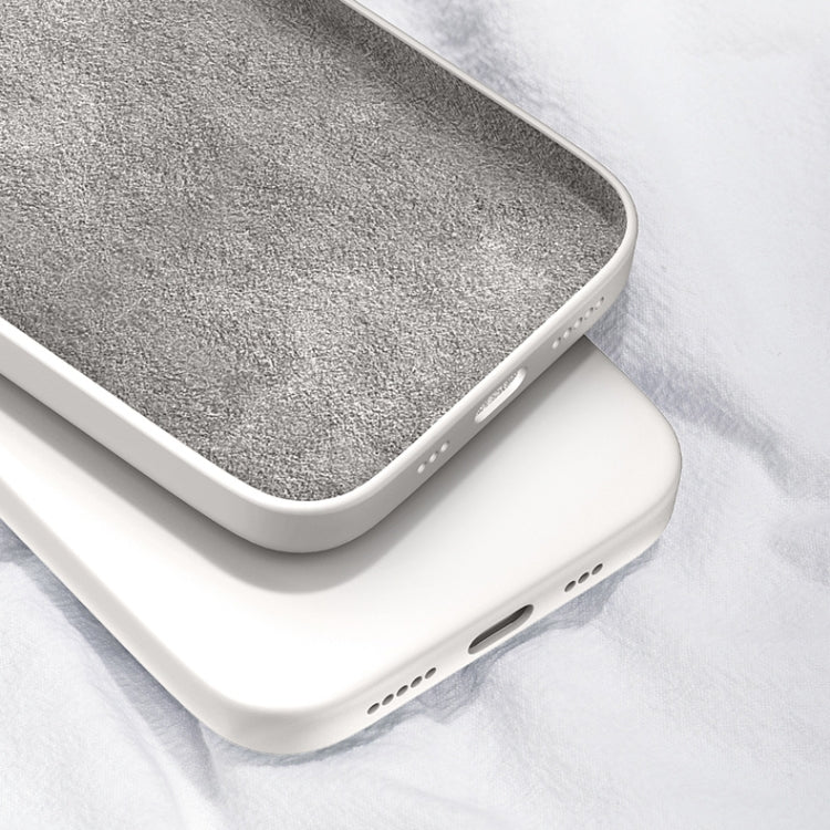 For vivo X60 Pro Solid Color Imitation Liquid Silicone Straight Edge Dropproof Full Coverage Protective Case