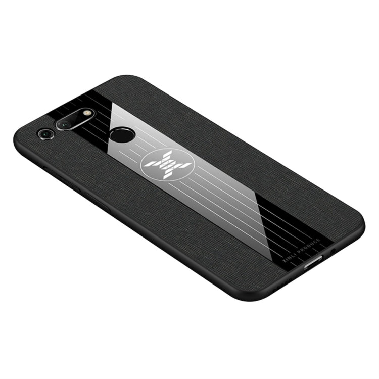 For Huawei Honor View 20 XINLI Stitching Cloth Textue Shockproof TPU Protective Case