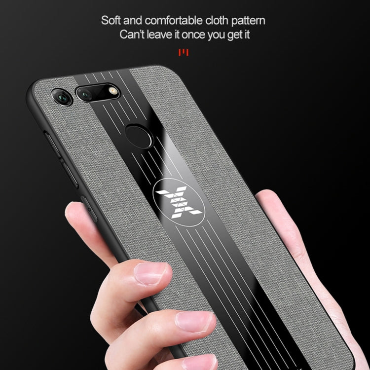 For Huawei Honor View 20 XINLI Stitching Cloth Textue Shockproof TPU Protective Case