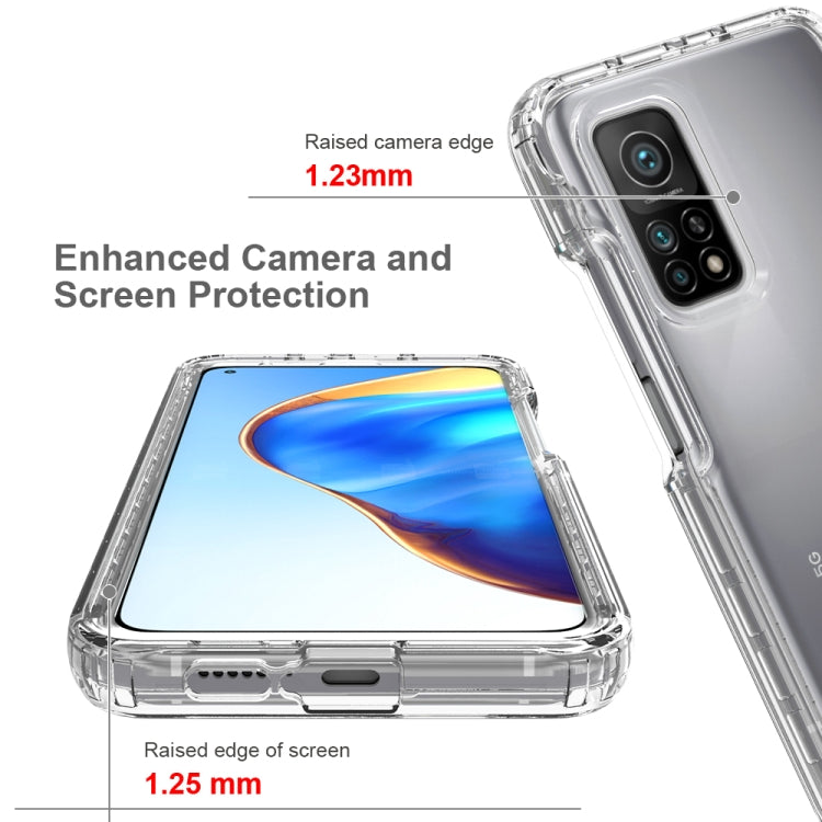 For Xiaomi Mi 10T Pro 5G Shockproof Highly Transparent PC+TPU Protective Case