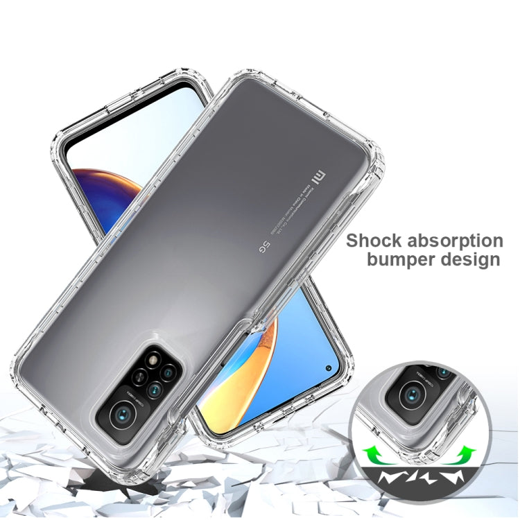 For Xiaomi Mi 10T Pro 5G Shockproof Highly Transparent PC+TPU Protective Case