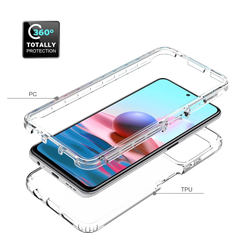 For Xiaomi Redmi Note 10 Shockproof Highly Transparent PC+TPU Protective Case