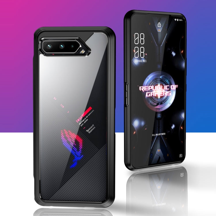 For Asus ROG Phone 5 Clear PC+TPU Shockproof Protective Case