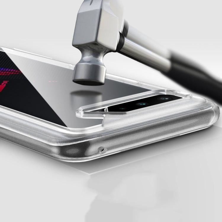 For Asus ROG Phone 5 Clear PC+TPU Shockproof Protective Case