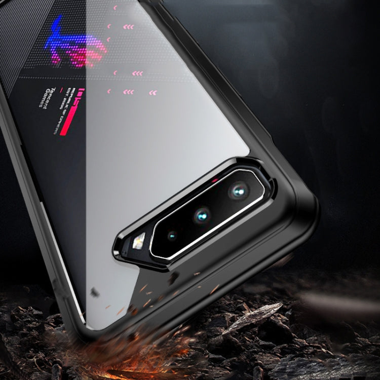 For Asus ROG Phone 5 Clear PC+TPU Shockproof Protective Case