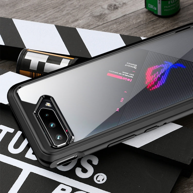 For Asus ROG Phone 5 Clear PC+TPU Shockproof Protective Case