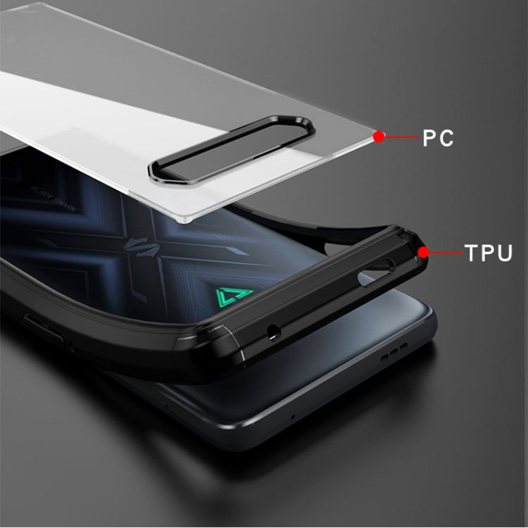 For Asus ROG Phone 5 Clear PC+TPU Shockproof Protective Case