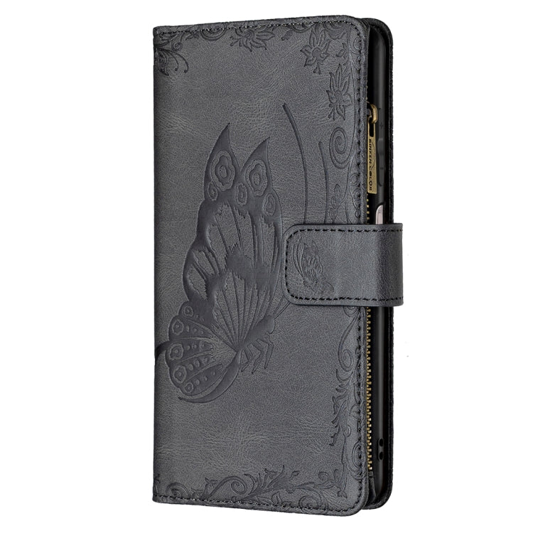 For Samsung Galaxy A32 5G Flying Butterfly Embossing Pattern Zipper Horizontal Flip Leather Case with Holder & Card Slots & Wallet