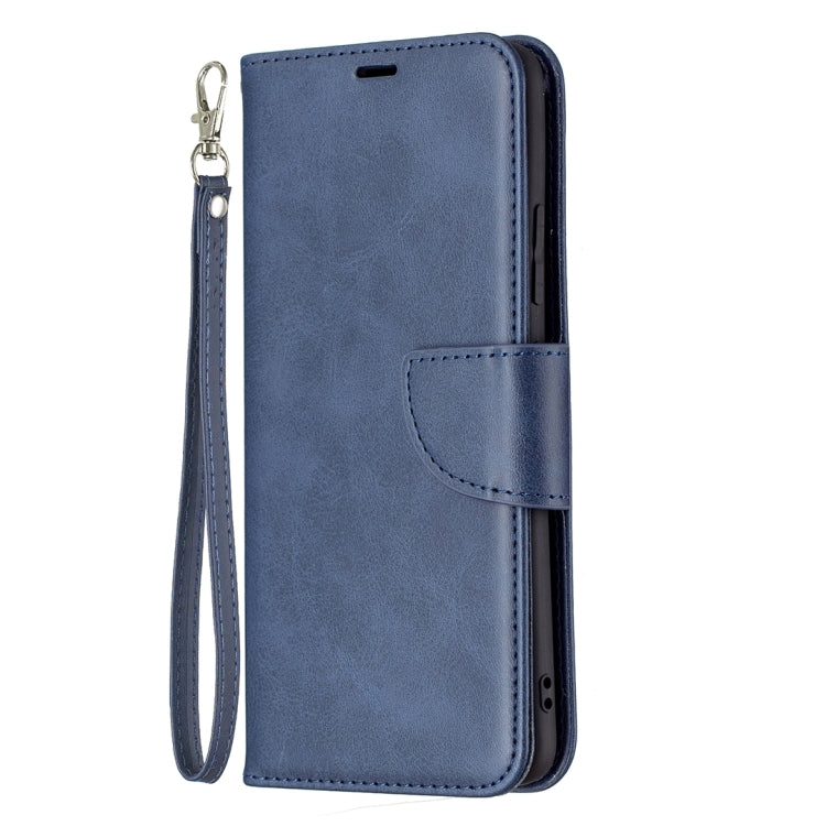 For Samsung Galaxy A82 5G Retro Lambskin Texture Pure Color Horizontal Flip PU Leather Case with Holder & Card Slots & Wallet & Lanyard