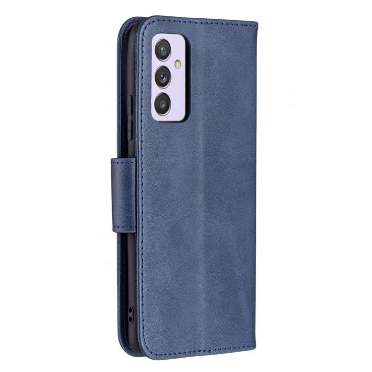For Samsung Galaxy A82 5G Retro Lambskin Texture Pure Color Horizontal Flip PU Leather Case with Holder & Card Slots & Wallet & Lanyard