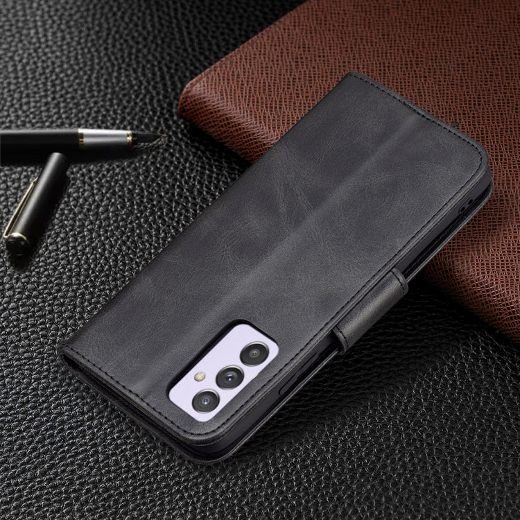 For Samsung Galaxy A82 5G Retro Lambskin Texture Pure Color Horizontal Flip PU Leather Case with Holder & Card Slots & Wallet & Lanyard