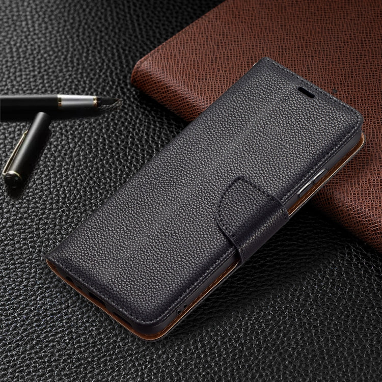 For Samsung Galaxy A22 5G Litchi Texture Pure Color Horizontal Flip Leather Case with Holder & Card Slots & Wallet & Lanyard