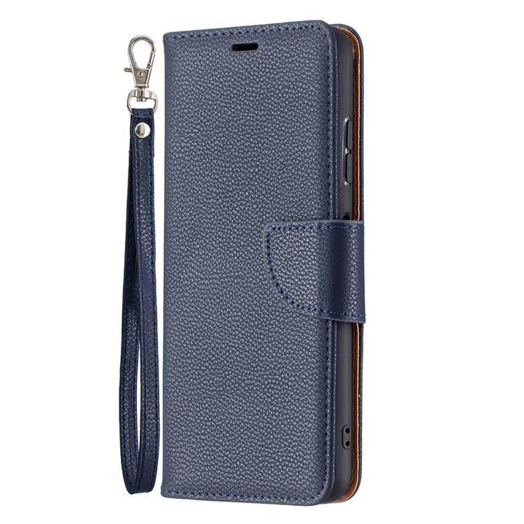 For Samsung Galaxy A22 5G Litchi Texture Pure Color Horizontal Flip Leather Case with Holder & Card Slots & Wallet & Lanyard