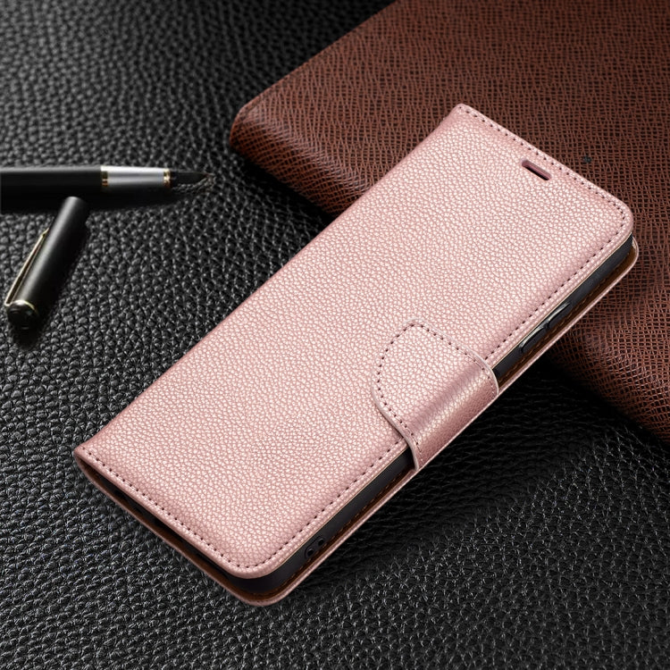 For Samsung Galaxy A22 5G Litchi Texture Pure Color Horizontal Flip Leather Case with Holder & Card Slots & Wallet & Lanyard