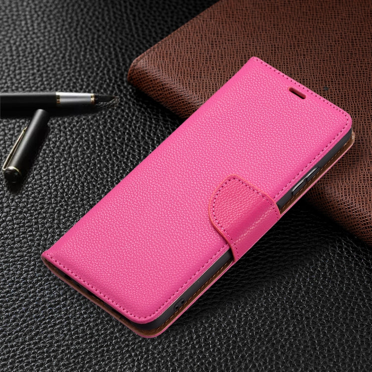 For Samsung Galaxy A22 5G Litchi Texture Pure Color Horizontal Flip Leather Case with Holder & Card Slots & Wallet & Lanyard