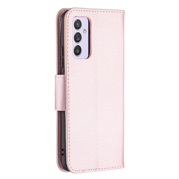 For Samsung Galaxy A82 5G Litchi Texture Pure Color Horizontal Flip Leather Case with Holder & Card Slots & Wallet & Lanyard