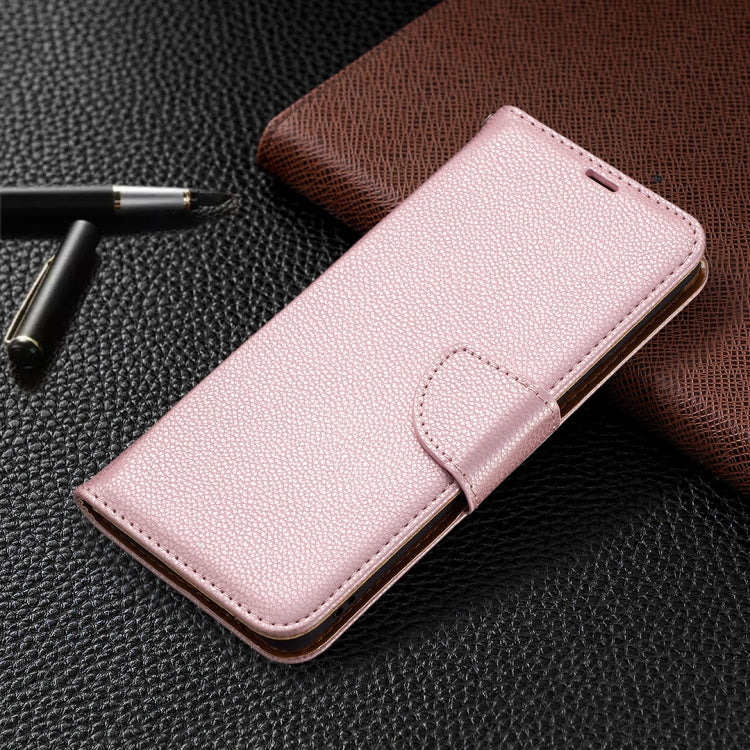 For Samsung Galaxy A82 5G Litchi Texture Pure Color Horizontal Flip Leather Case with Holder & Card Slots & Wallet & Lanyard