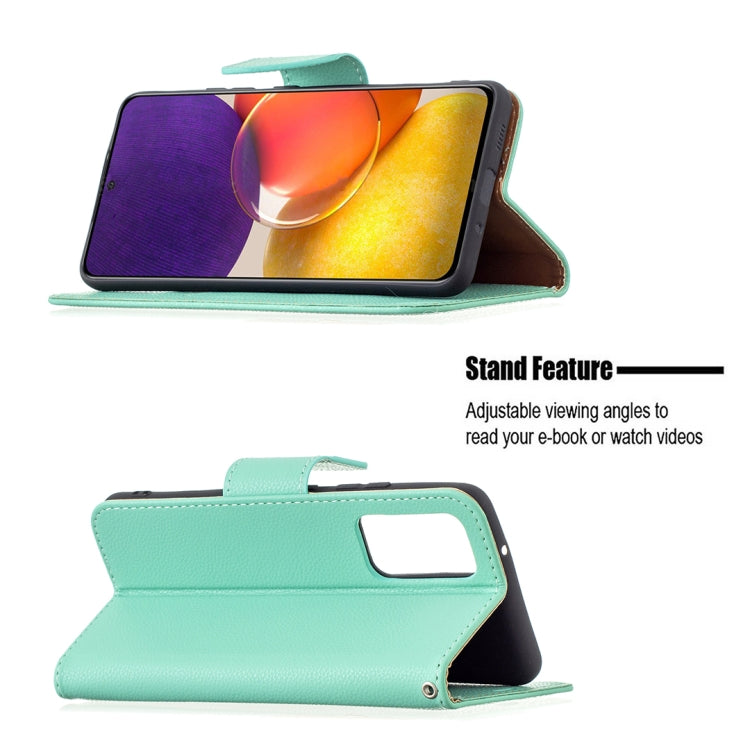 For Samsung Galaxy A82 5G Litchi Texture Pure Color Horizontal Flip Leather Case with Holder & Card Slots & Wallet & Lanyard