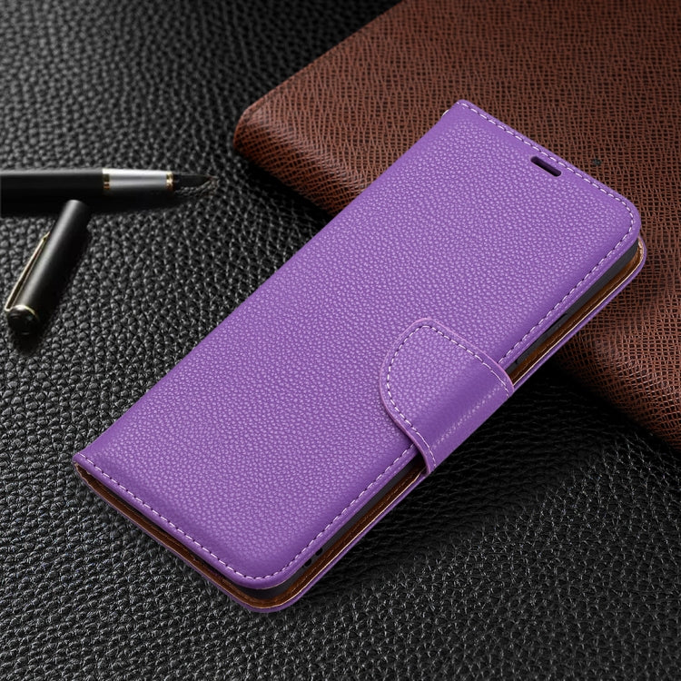 For Samsung Galaxy A82 5G Litchi Texture Pure Color Horizontal Flip Leather Case with Holder & Card Slots & Wallet & Lanyard