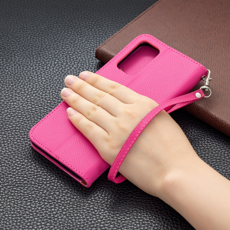 For Samsung Galaxy A82 5G Litchi Texture Pure Color Horizontal Flip Leather Case with Holder & Card Slots & Wallet & Lanyard