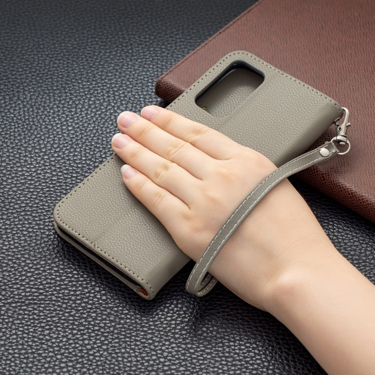 For Samsung Galaxy A82 5G Litchi Texture Pure Color Horizontal Flip Leather Case with Holder & Card Slots & Wallet & Lanyard